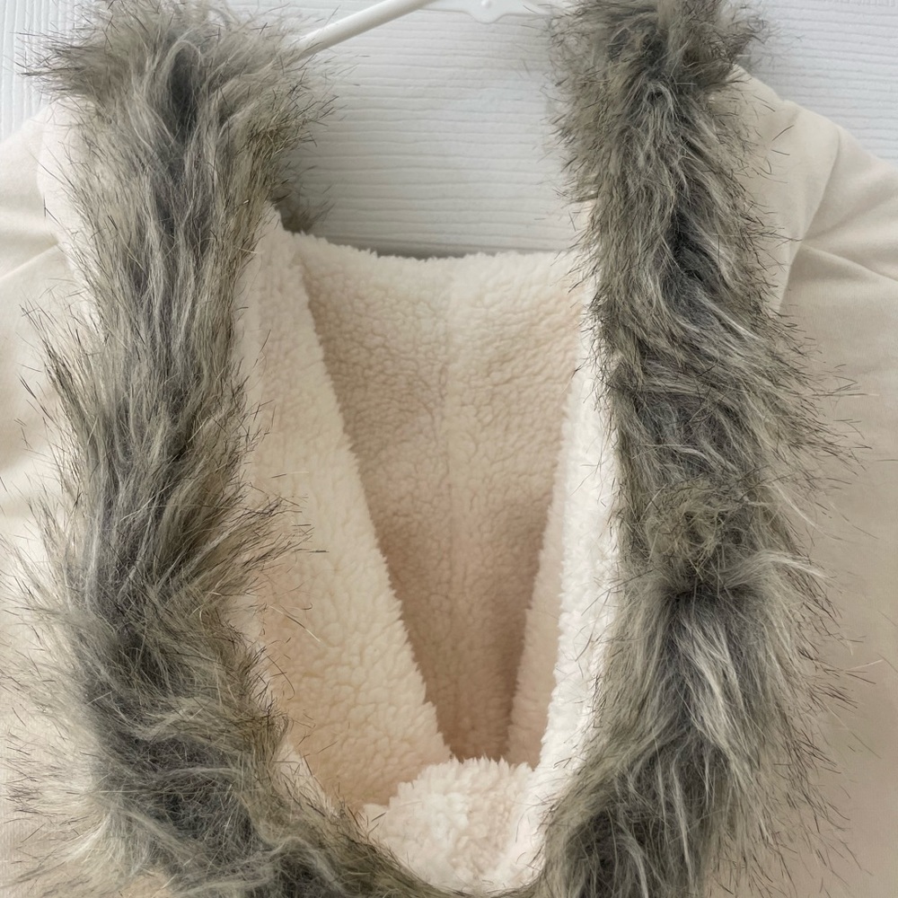 Gap hoodie jacket with rainbow sequins